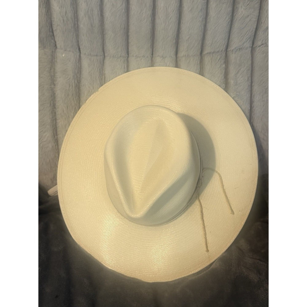 Stetson Men's JW Marshall Western Straw Outdoor Hat Medium White 1865 Stetson